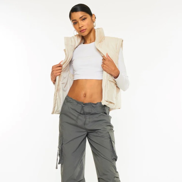 Kancan Frida Faux Leather Puffer Vest - Picture 6 of 15